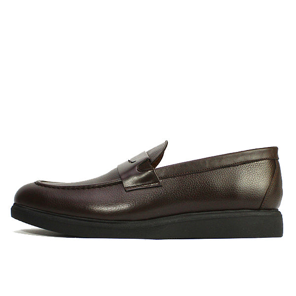 05 MOCASSIN EN CUIR MARRON